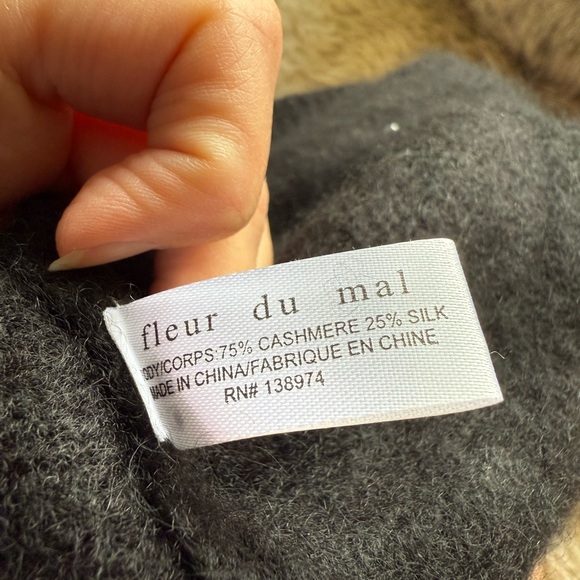 Fleur du Mal Cashmere Mini Skirt L - Picture 10 of 15